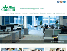 Tablet Screenshot of mintconditioninc.com